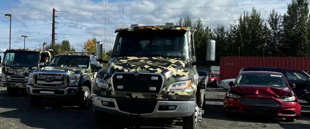 Payless Towing truck in Anchorage