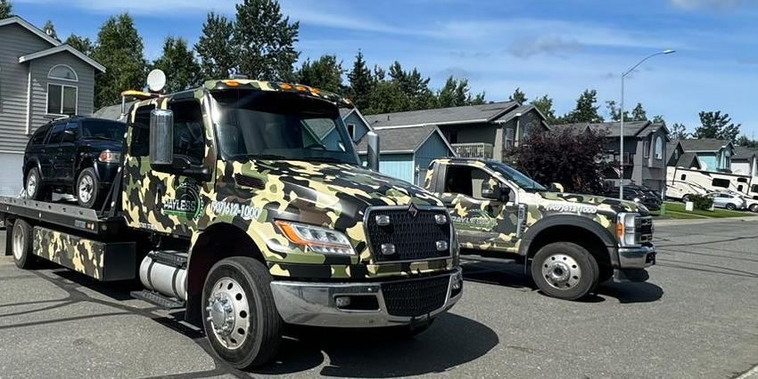 Payless Towing truck in Anchorage